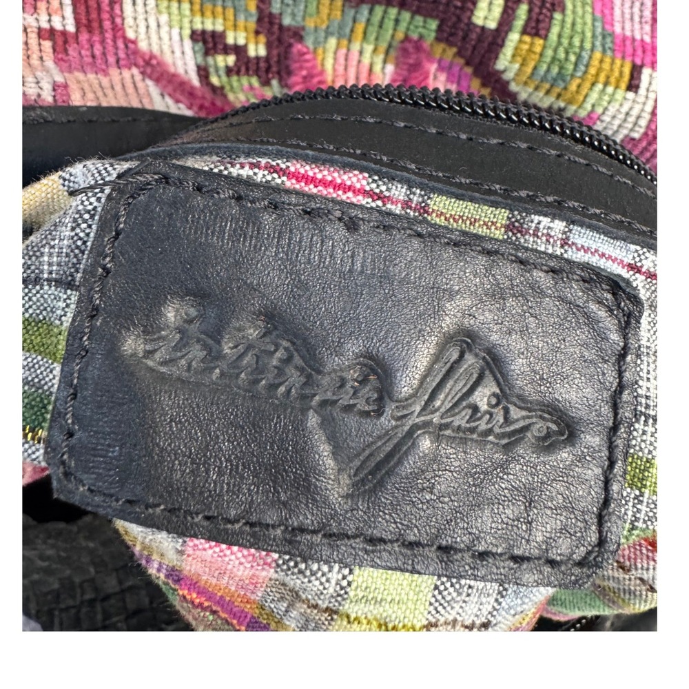 Intrinsic Flair Embroidered Floral Boho Indie Fringe Leather Shoulder Bag Purse - Picture 7 of 11